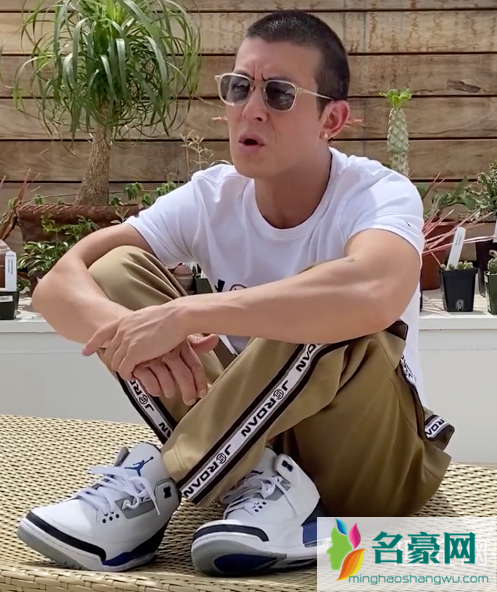陈冠希上脚AJ3闪电联名 aj3藤原浩闪电联名多少钱