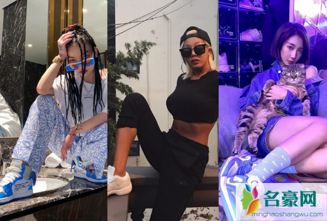乃万、Vava、万妮达上脚的球鞋盘点 国内女rapper说唱女神球鞋图片