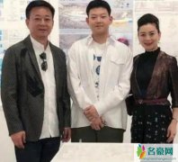 朱军儿子罕见露面 遗传了妈妈的好基因阳光帅气