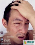 陈冠希素颜近照 明显看到皱纹和雀斑略显苍老