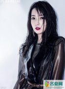 秦牛正威拍湿发大片 红唇烈焰时尚表现力十足