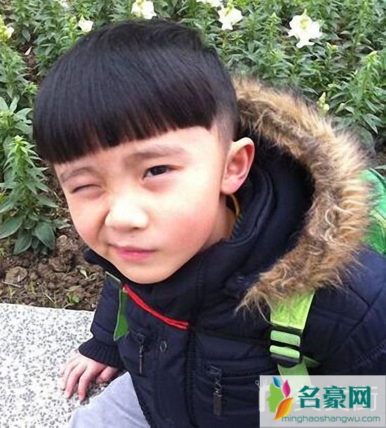 儿童锅盖头怎么剪好看_甜美可爱的小男孩锅盖头发型图片3