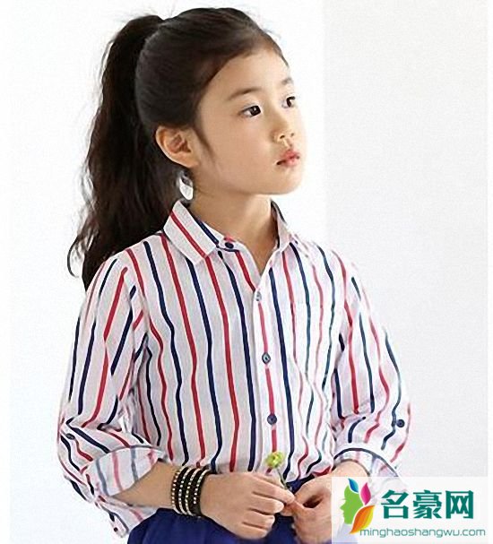 韩式小女孩扎发发型_韩式儿童发型扎发图片2