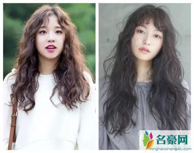 韩国女生最近流行发型：羊毛卷2