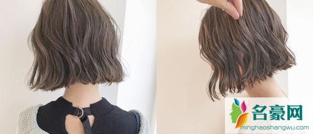 最近流行日式短发发型：S外翘鲍伯2