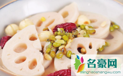 莲藕汤放绿豆有什么作用4