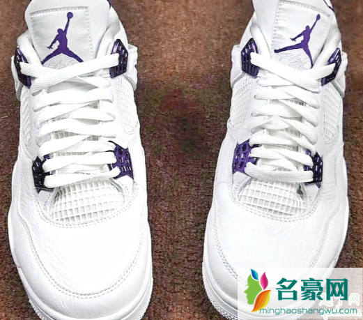 Air Jordan4 Court Purple AJ4白紫多少钱 Air Jordan AJ4白紫值得入手吗6