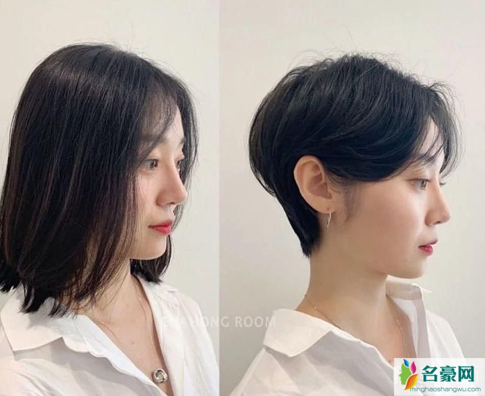 女生如何选择短发发型 韩式发型师为你搭配各种脸型适合的短发13