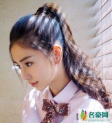 马尾发型图片 baby的高马尾真女神发型标配