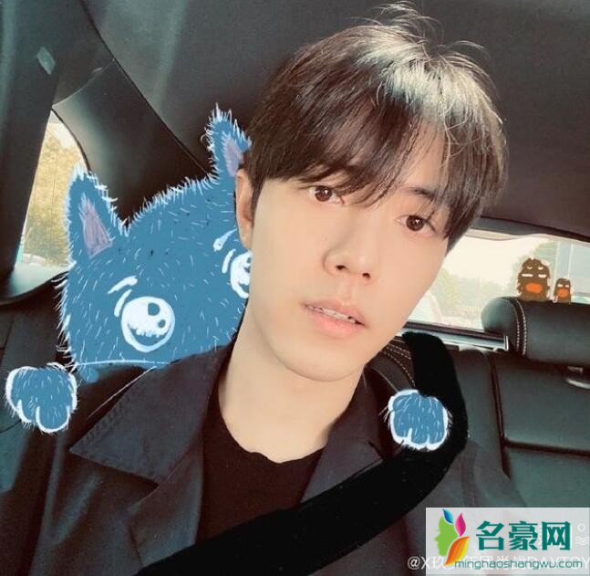 肖战绿洲营业晒自拍
