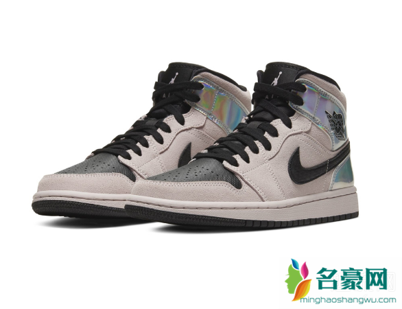 Air Jordan 1 Mid反光配色亮相 Air Jordan 1 Mid新配色发售信息