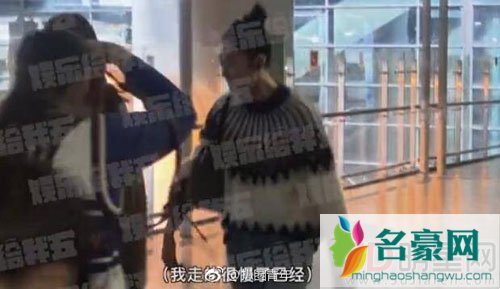 刘雯现身上海机场 被吐槽走太快后回应