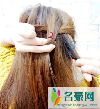 蜈蚣辫侧扎马尾发型图片