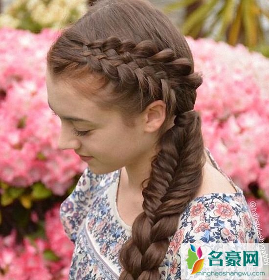 小孩扎头发的方法100种_儿童简单编发扎发发型图片2