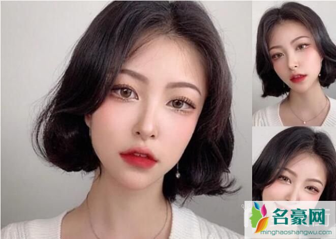 韩国女人短发最新发型：韩系齐脖短发