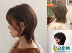燕尾头发型图片女短发 2021最流行的女生短发发型