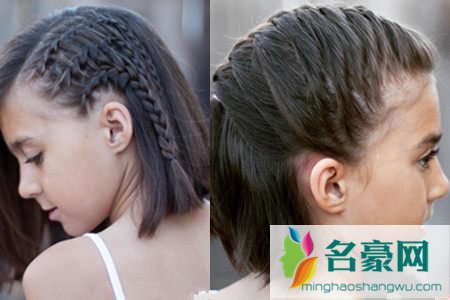小孩短发扎法100图片_适合夏季的小女孩短发图片_小女孩夏季短发发型图片6