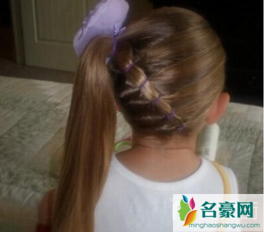 儿童编发大全简单漂亮_6岁左右儿童扎头发简单好看编发发型图片3