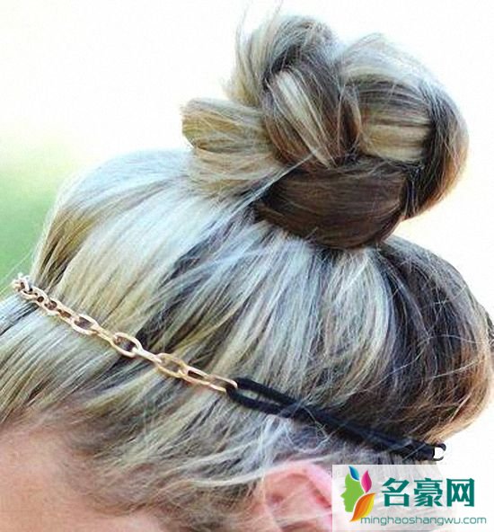 儿童长发编发扎发发型