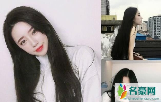 2019夏季女生流行发型：黑色长直发