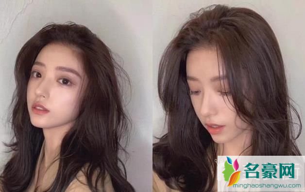 2019夏季女生流行发型：中长气垫烫发