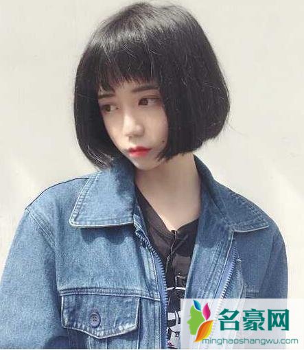 波波头短发发型图片
