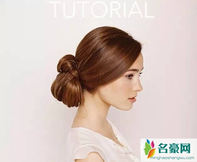 甜美典雅的盘发教程图解2