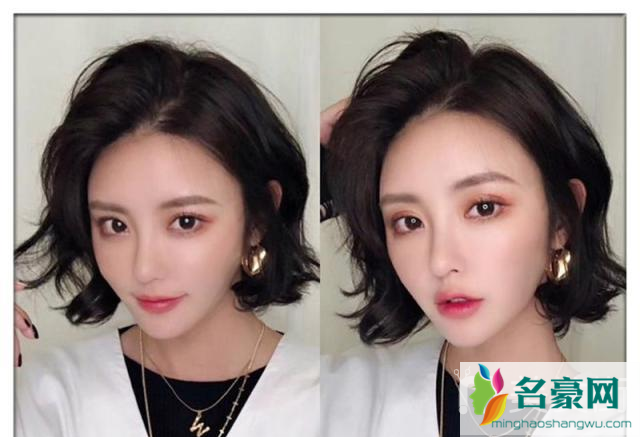 微卷短发女图片2019最新款式_2019超短发最新发型女潮款10