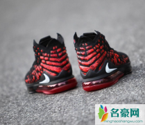 黑红 AJ6 同款装扮，LeBron 17新配色 黑红 LeBron 17发售