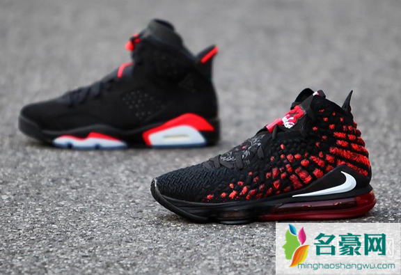黑红LeBron 17新品曝光 黑红 LeBron 17实物赏析