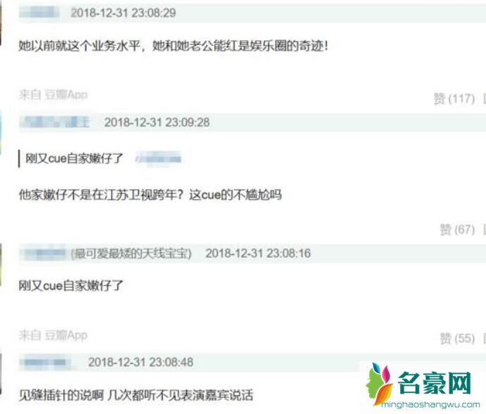 网友评价谢娜跨年表现