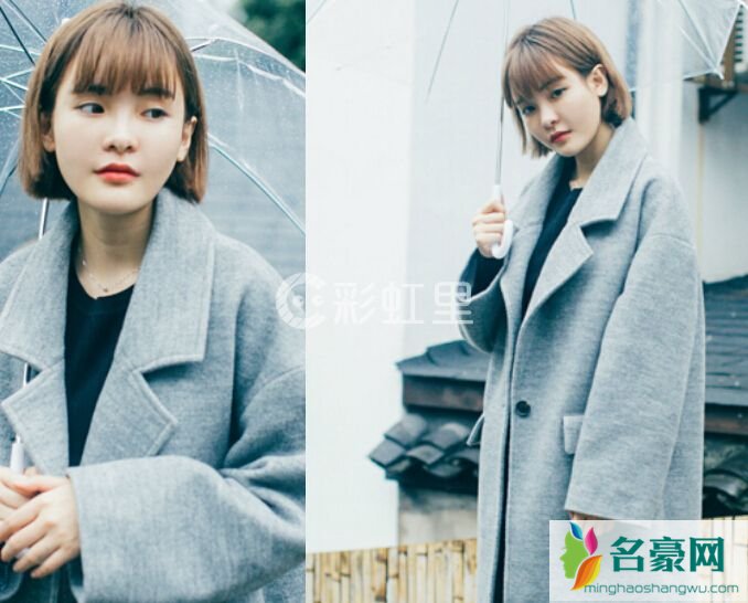 浅棕的染发