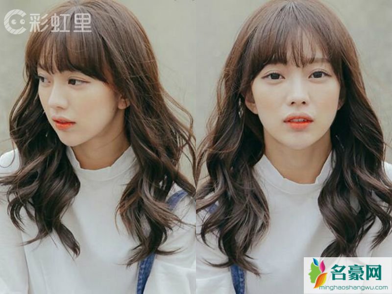 中长发梨花烫发型