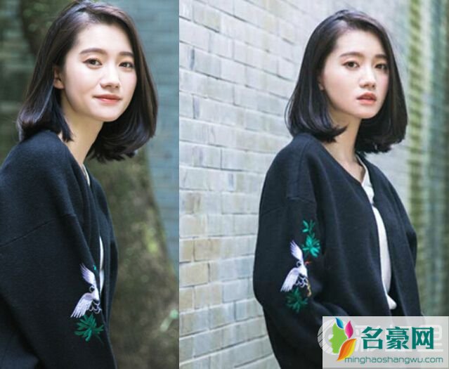 齐肩的短发梨花头