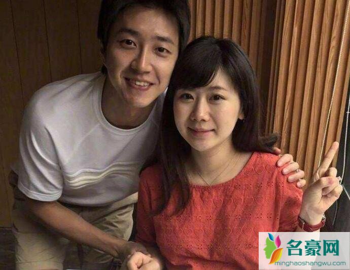 福原爱和老公合照