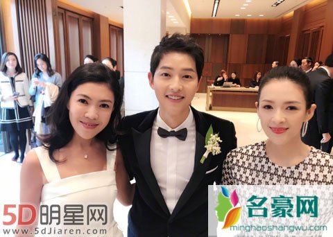 双宋婚礼宾客都穿黑西装 章子怡穿白色衣服遭议论