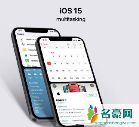 iOS15能分屏吗4