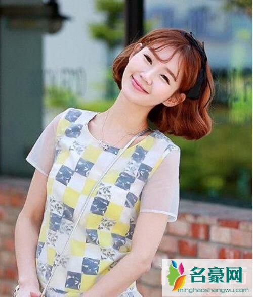 韩式短发发型女生夏季款式，2019最新韩式短发发型图片4