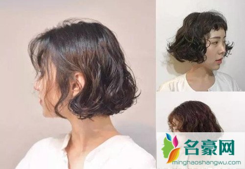四十岁女人洋气的发型：短款韩式烫发