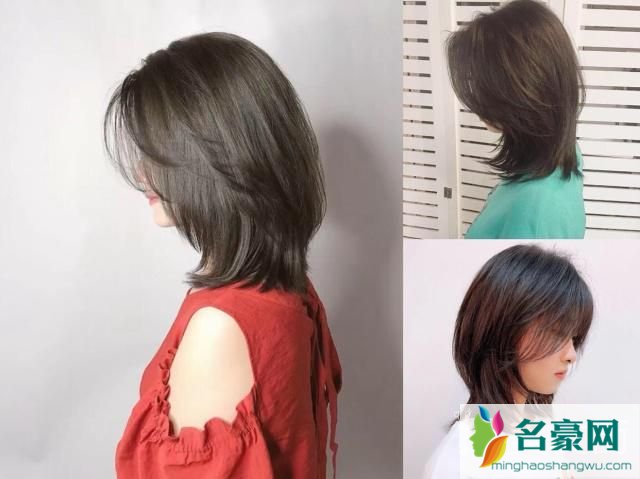 夏季超超流行燕尾头发型图片女短发发型图片3