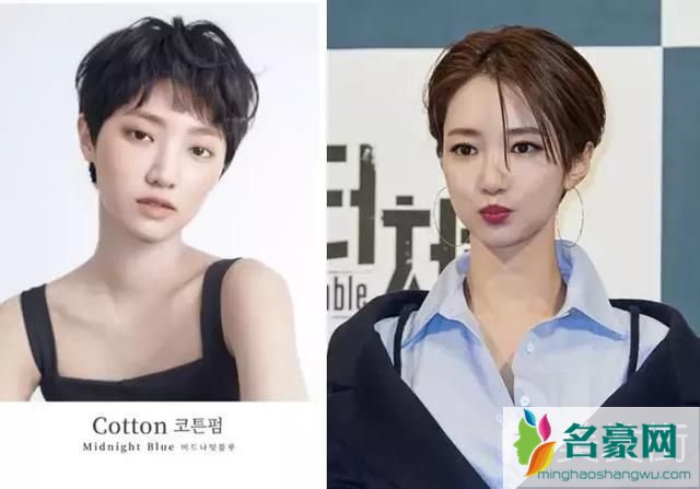 韩式短发发型女2019款：精灵短发