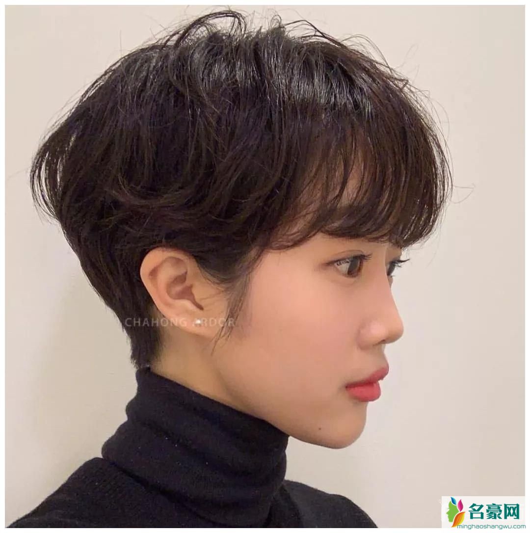名豪网女发型图片_最美的减龄女生超短发发型图片32