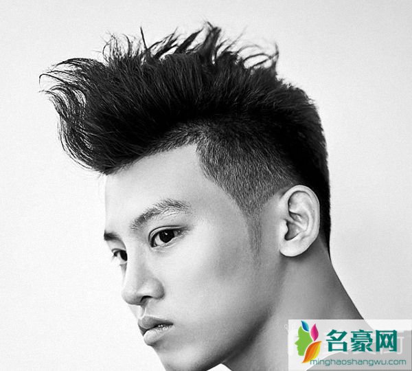 名豪网男士发型_潮男发型短发_两边剃光的最帅气发型图片4