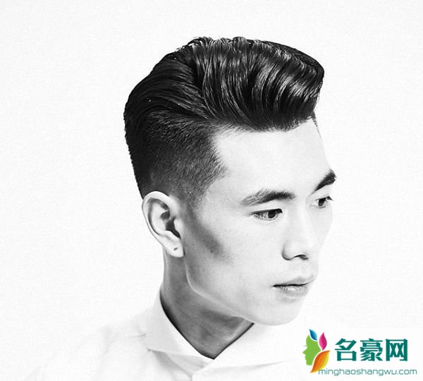 名豪网男士发型_潮男发型短发_两边剃光的最帅气发型图片14