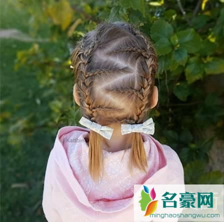 小女孩辫子100种图解_2019最新款幼儿园扎头发简单好看女童发型图片2