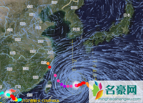台风烟花对上海有影响吗20213