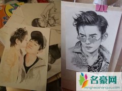 追星正确的打开方式 女粉丝每天画易烊千玺实力大