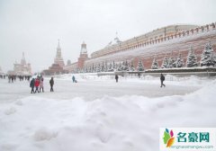莫斯科降雪创记录 冰天雪地莫斯科成冰雪奇缘真实