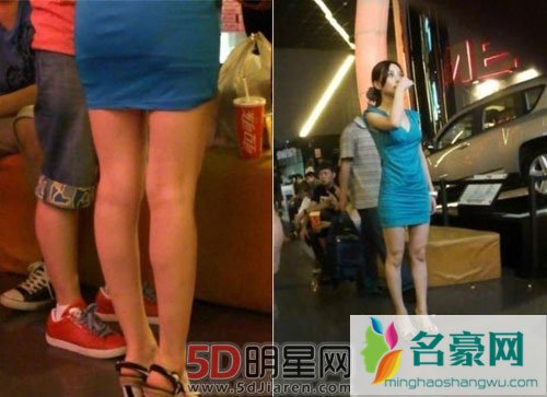 李小璐被偷拍裙底 已转交律师起诉