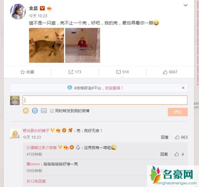 金晨方否认恋情